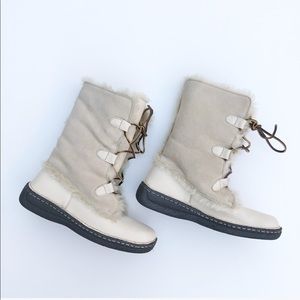 Cabela’s Leather Shearling Snow Boots